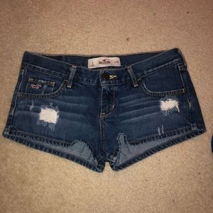 women’s hollistee jean shorts size 26